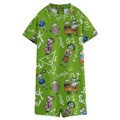 Seamless Pattern With Kids Kids  Boyleg Half Suit Swimwear by Amaryn4rt