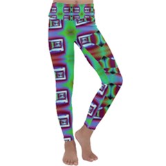 Corridor Nightmare Kids  Lightweight Velour Classic Yoga Leggings by ScottFreeArt