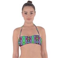 Corridor Nightmare Halter Bandeau Bikini Top by ScottFreeArt