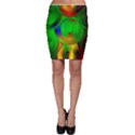 Pebbles In A Rainbow Pond Bodycon Skirt View1