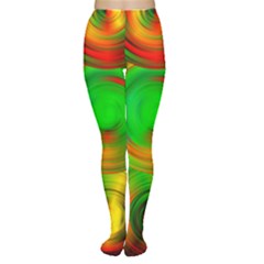 Pebbles In A Rainbow Pond Tights by ScottFreeArt