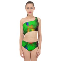 Pebbles In A Rainbow Pond Spliced Up Two Piece Swimsuit by ScottFreeArt