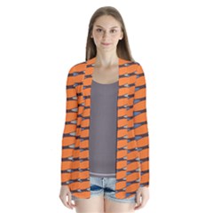 Zappwaits Pattern Drape Collar Cardigan by zappwaits