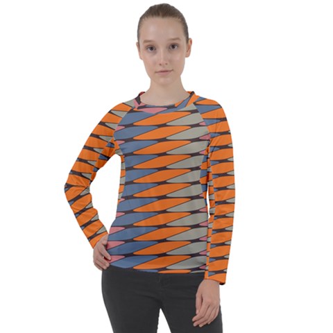 Zappwaits Pattern Women s Long Sleeve Raglan Tee by zappwaits