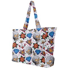 Full Color Flash Tattoo Patterns Simple Shoulder Bag by Amaryn4rt