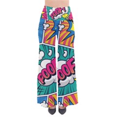 Comic Colorful Seamless Pattern So Vintage Palazzo Pants by Amaryn4rt