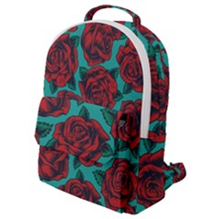 Vintage Floral Colorful Seamless Pattern Flap Pocket Backpack (small) by Amaryn4rt