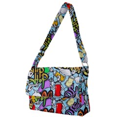 Graffiti Characters Seamless Pattern Full Print Messenger Bag (s) by Amaryn4rt