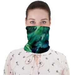 Tropical Green Leaves Background Face Covering Bandana (adult)