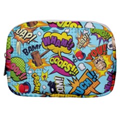 Comic Elements Colorful Seamless Pattern Make Up Pouch (small) by Amaryn4rt