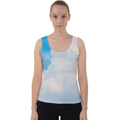 Sky Velvet Tank Top by byali