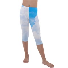 Sky Kids  Lightweight Velour Capri Leggings 