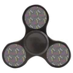 Gray Pattern Finger Spinner by Saptagram