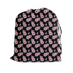 Floral Print Drawstring Pouch (2xl)