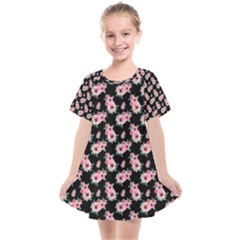 Floral Print Kids  Smock Dress