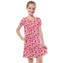 Beans Pattern 2 Kids  Cross Web Dress by designsbymallika