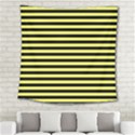 Wasp stripes pattern, yellow and black lines, bug themed Square Tapestry (Large) View2