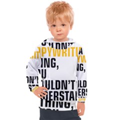 07 Copywriting Thing Copy Kids  Hooded Pullover by flamingarts
