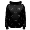 Vintage Car Motif Print Pattern Women s Pullover Hoodie View1