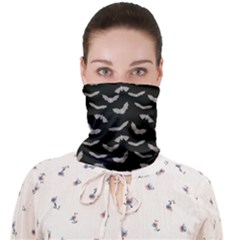 Black Halloween Bats Face Covering Bandana (adult)