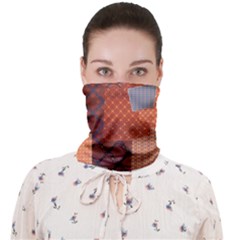 Brown Patchwork Face Covering Bandana (adult)