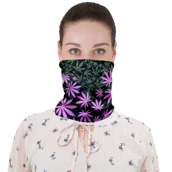 Cannabis Marijuana Face Covering Bandana (Adult)