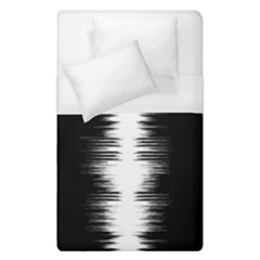 Black And White Noise, Sound Equalizer Pattern Duvet Cover (single Size) by Casemiro