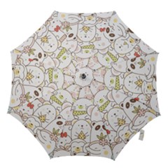 Cute-baby-animals-seamless-pattern Hook Handle Umbrellas (medium)