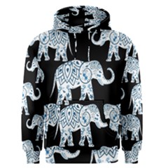 Elephant-pattern-background Men s Core Hoodie by Sobalvarro