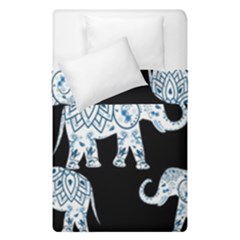 Elephant-pattern-background Duvet Cover Double Side (single Size) by Sobalvarro