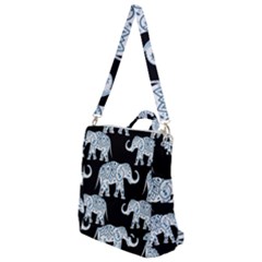 Elephant-pattern-background Crossbody Backpack by Sobalvarro