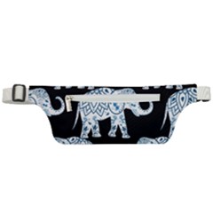 Elephant-pattern-background Active Waist Bag by Sobalvarro