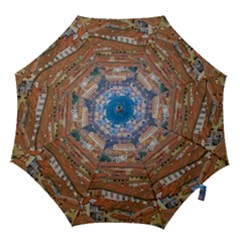 Lucca Historic Center Aerial View Hook Handle Umbrellas (small) by dflcprintsclothing