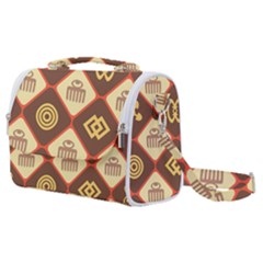 Seamless-background-with-adinkra-symbols-vector-5240940-001 Satchel Shoulder Bag by ciel