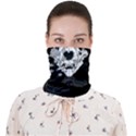 Skulls Smoker Gray & Black Face Covering Bandana (Adult) View1