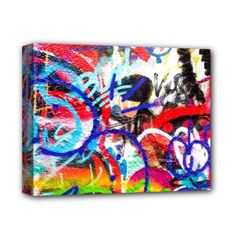 Crazy Grafitti Deluxe Canvas 14  X 11  (stretched) by essentialimage