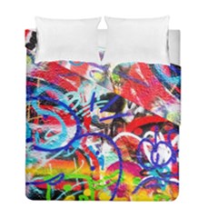 Crazy Grafitti Duvet Cover Double Side (full/ Double Size) by essentialimage