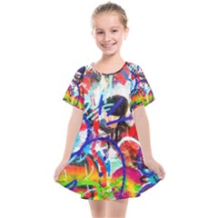 Crazy Grafitti Kids  Smock Dress by essentialimage