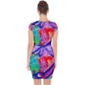 Crazy Graffiti Capsleeve Drawstring Dress  View2