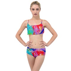 Crazy Graffiti Layered Top Bikini Set by essentialimage