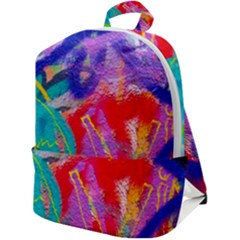 Crazy Graffiti Zip Up Backpack by essentialimage