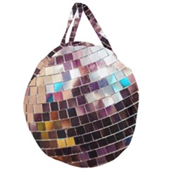 Disco Ball Giant Round Zipper Tote by essentialimage