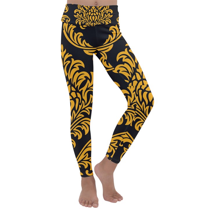 Finesse  Kids  Lightweight Velour Classic Yoga Leggings