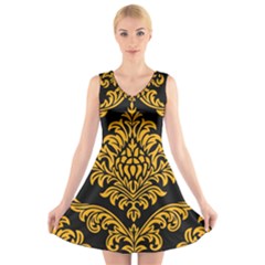 Finesse  V-neck Sleeveless Dress by Sobalvarro