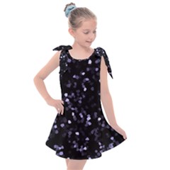 Square Motif Abstract Geometric Pattern 2 Kids  Tie Up Tunic Dress by dflcprintsclothing