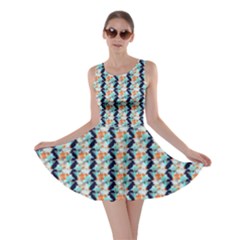 Geometry Colors Skater Dress