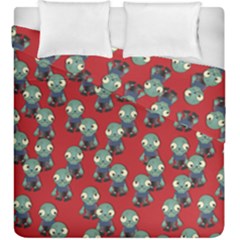 Zombie Virus Duvet Cover Double Side (king Size) by helendesigns