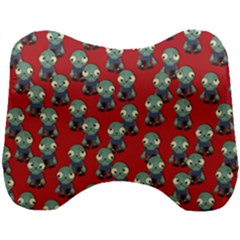 Zombie Virus Head Support Cushion by helendesigns