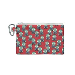 Zombie Virus Canvas Cosmetic Bag (small)
