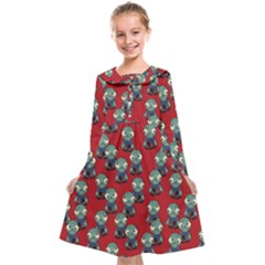 Zombie Virus Kids  Midi Sailor Dress by helendesigns